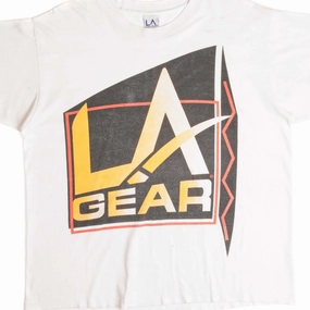 VINTAGE LA GEAR TEE SHIRT 1990s SIZE XL MADE IN USA AntiStaticLining