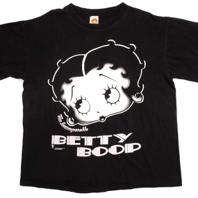 VINTAGE LOONEY TUNES BETTY BOOP TEE SHIRT 1997 SIZE LARGE Comfy Layering Cool Layering