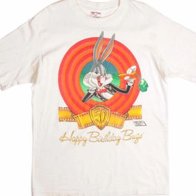 VINTAGE LOONEY TUNES BUGS BUNNY TEE SHIRT 1990 SIZE MEDIUM MADE IN USA OversizedSilhouette