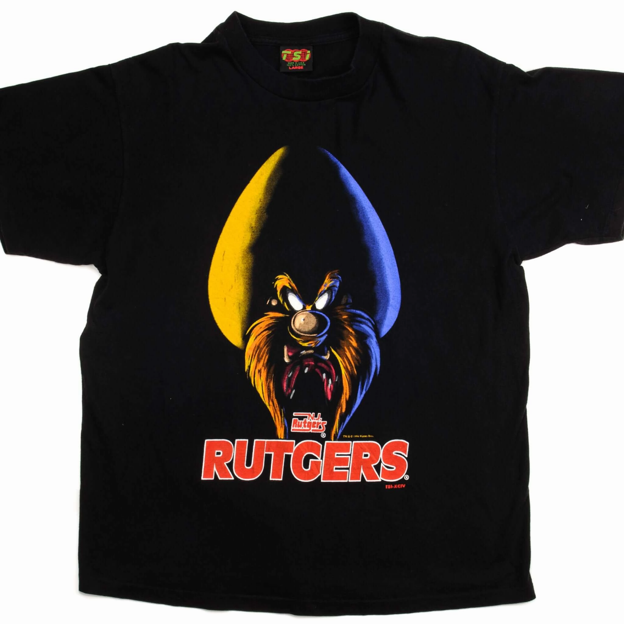 VINTAGE LOONEY TUNES N.J. RUTGERS TEE SHIRT 1994 SIZE LARGE MADE IN USA. Daily Favorite