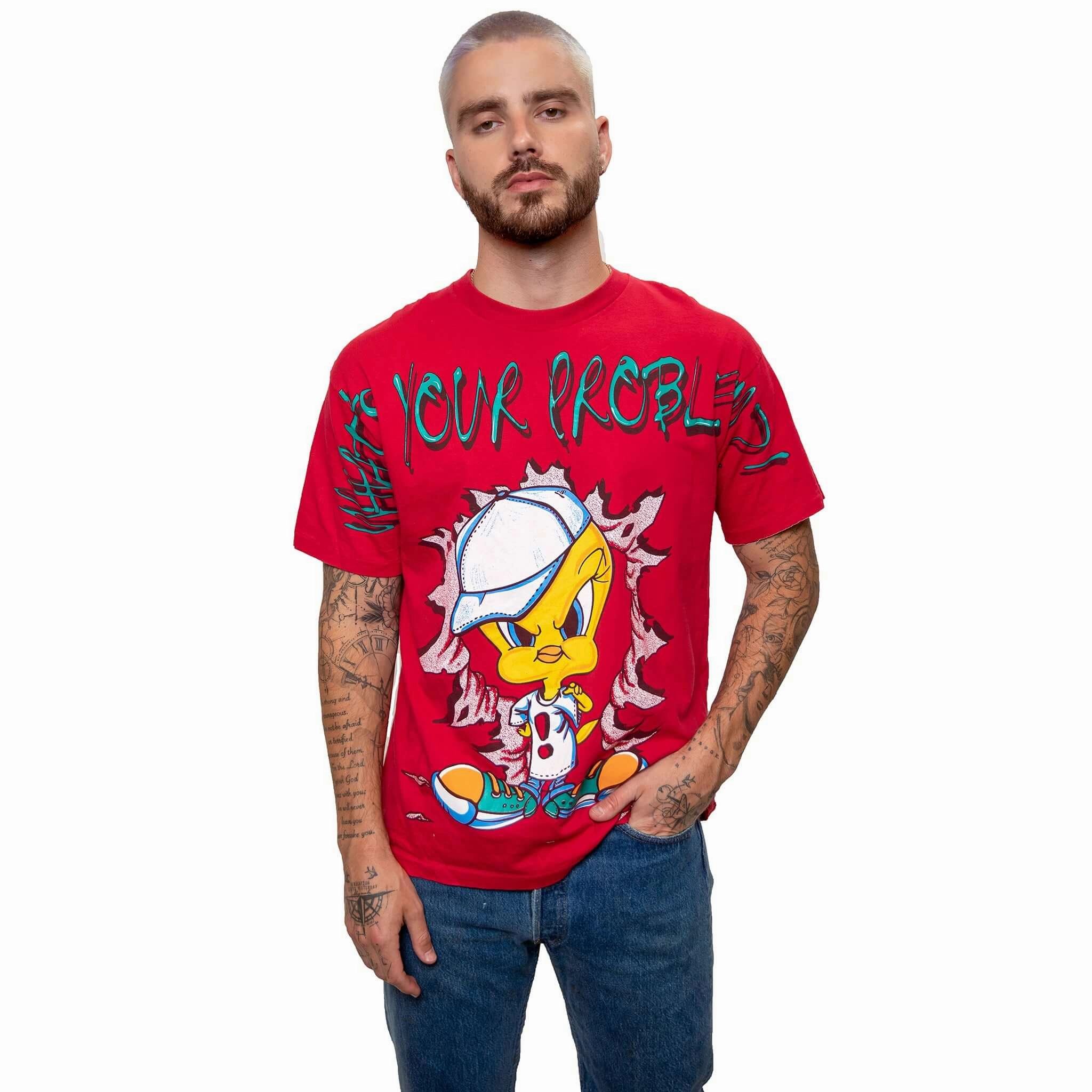 Soft and Light Wear VINTAGE LOONEY TUNES TWEETY TEE SHIRT 1996 SIZE XL MADE IN USA