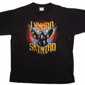VINTAGE LYNYRD SKYNYRD OUTTA' THE HOLE TOURING TEE SHIRT 2000 SIZE XL Active Wearable Soft Design