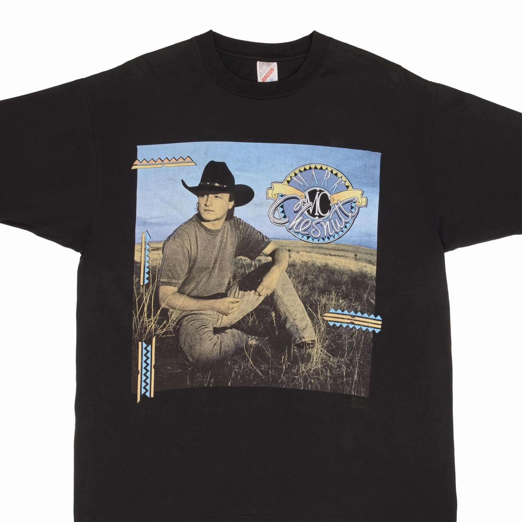 VINTAGE MARK CHESTNUT ALMOST GOODBYE 1993 TEE SHIRT SIZE XL MADE IN USA Chilly Day Wear