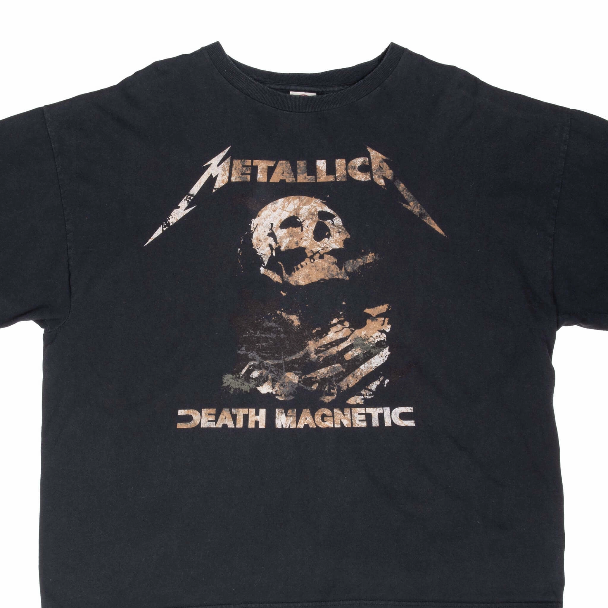 VINTAGE METALLICA DEATH MAGNETIC WORLD TOUR 2000S TEE SHIRT 2XL Double Stitched Hem