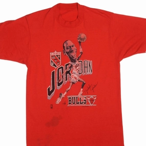 Vintage Style Lightweight Comfort VINTAGE MICHAEL JORDAN CHICAGO BULLS MVP 1988 TEE SHIRT SIZE MEDIUM