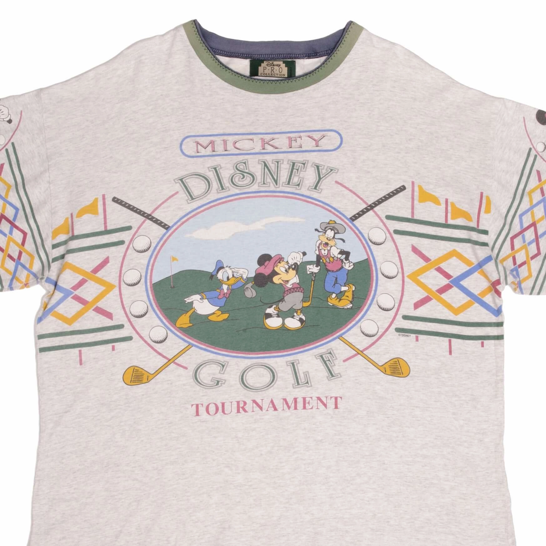 VINTAGE MICKEY MOUSE DISNEY GOLF TOURNAMENT 1990S TEE SHIRT SIZE 2XL City Smart Look