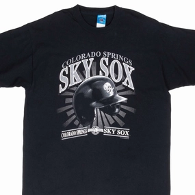 in demand VINTAGE MiLB COLORADO SPRINGS SKY SOX TEE SHIRT XL 1996 MADE IN USA