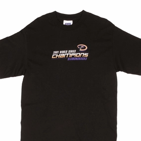 Layering Options Summer Essential VINTAGE MLB ARIZONA DIAMONDBACKS WORLD CHAMPIONS 2001 TEE SHIRT SIZE LARGE