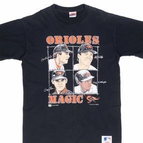 QuickDryTechnology VINTAGE MLB BALTIMORE ORIOLES 1990 TEE SHIRT LARGE MADE IN USA