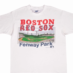 Weekend Essential ZeroDistressFinish VINTAGE MLB BOSTON RED SOX FENWAY PARK 1991 TEE SHIRT SIZE XL MADE IN USA