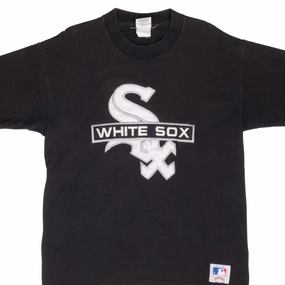 Essential Top All Day Wear VINTAGE MLB CHICAGO WHITE SOX EMBROIDERED 1990S TEE SHIRT LARGE MADE IN USA