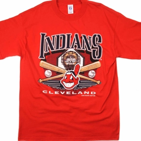 VINTAGE MLB CLEVELAND INDIANS TEE SHIRT 1999 SIZE XL AntiStaticLining easygoing look