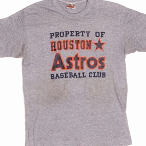 Cozy and Fashionable AllSeasonWear VINTAGE MLB HOUSTON ASTROS TEE SHIRT 1970s SIZE MEDIUM MADE IN USA