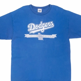 Weekend Comfort Wear sports activity VINTAGE MLB LOS ANGELES DODGERS BLUE TEE SHIRT 2007 LARGE
