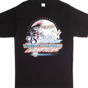 Essential Wear VINTAGE MLB NEW YORK YANKEES TEE SHIRT 1998 SIZE LARGE