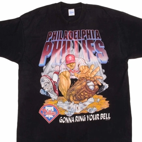 Soft Breathable VINTAGE MLB PHILADELPHIA PHILLIES TEE SHIRT 1994 SIZE XL MADE IN USA