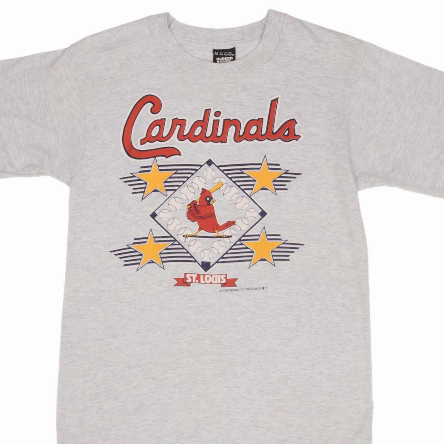 VINTAGE MLB ST LOUIS CARDINALS TEE SHIRT 1992 SIZE SMALL MADE IN USA Trendy