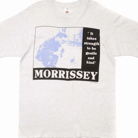 VINTAGE MORRISSEY THE SMITHS TEE SHIRT SIZE LARGE MADE IN USA 1990s Comfortable Design