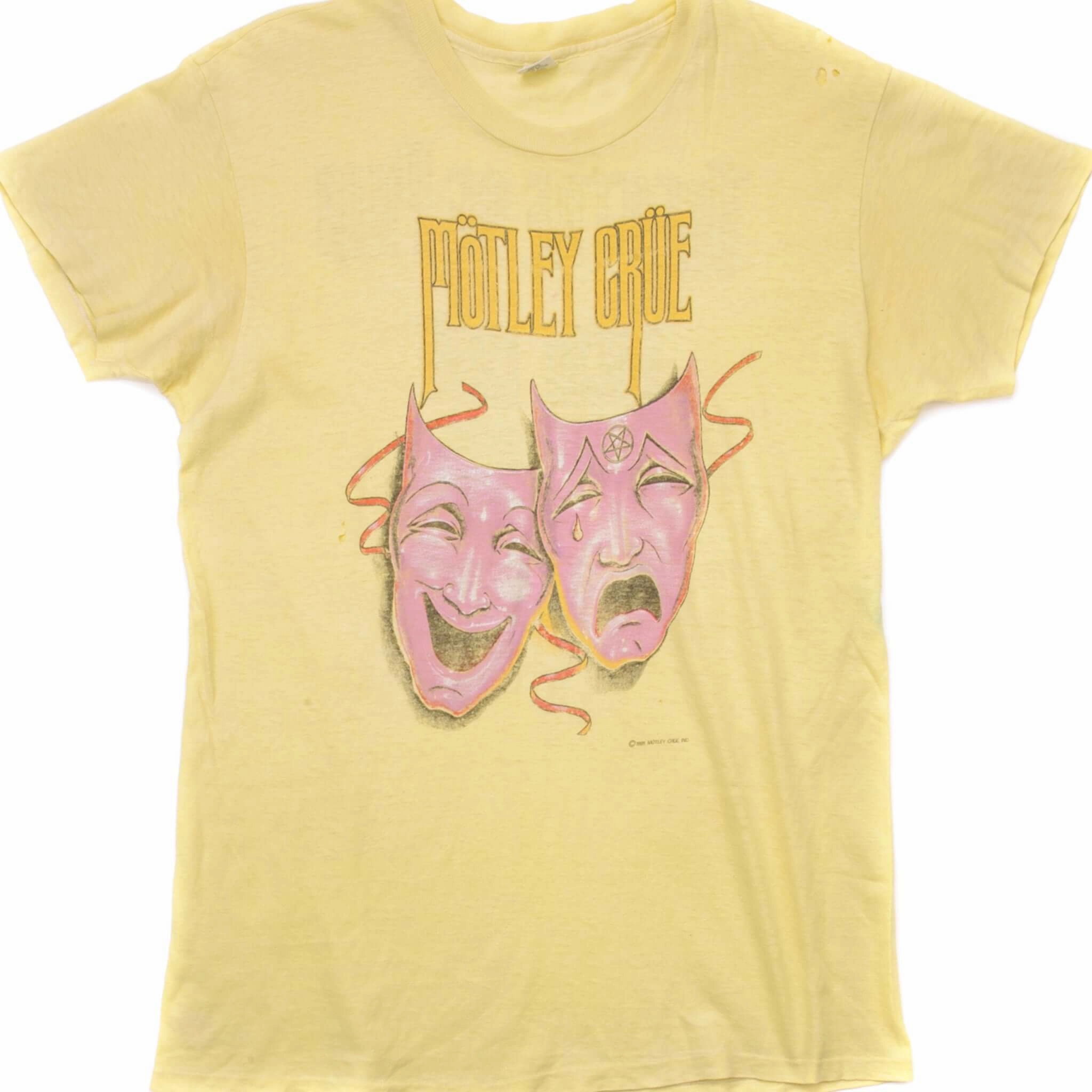 Relaxed Wear Classic Color VINTAGE MOTLEY CRUE TEE SHIRT 1985 SIZE MEDIUM MADE IN USA