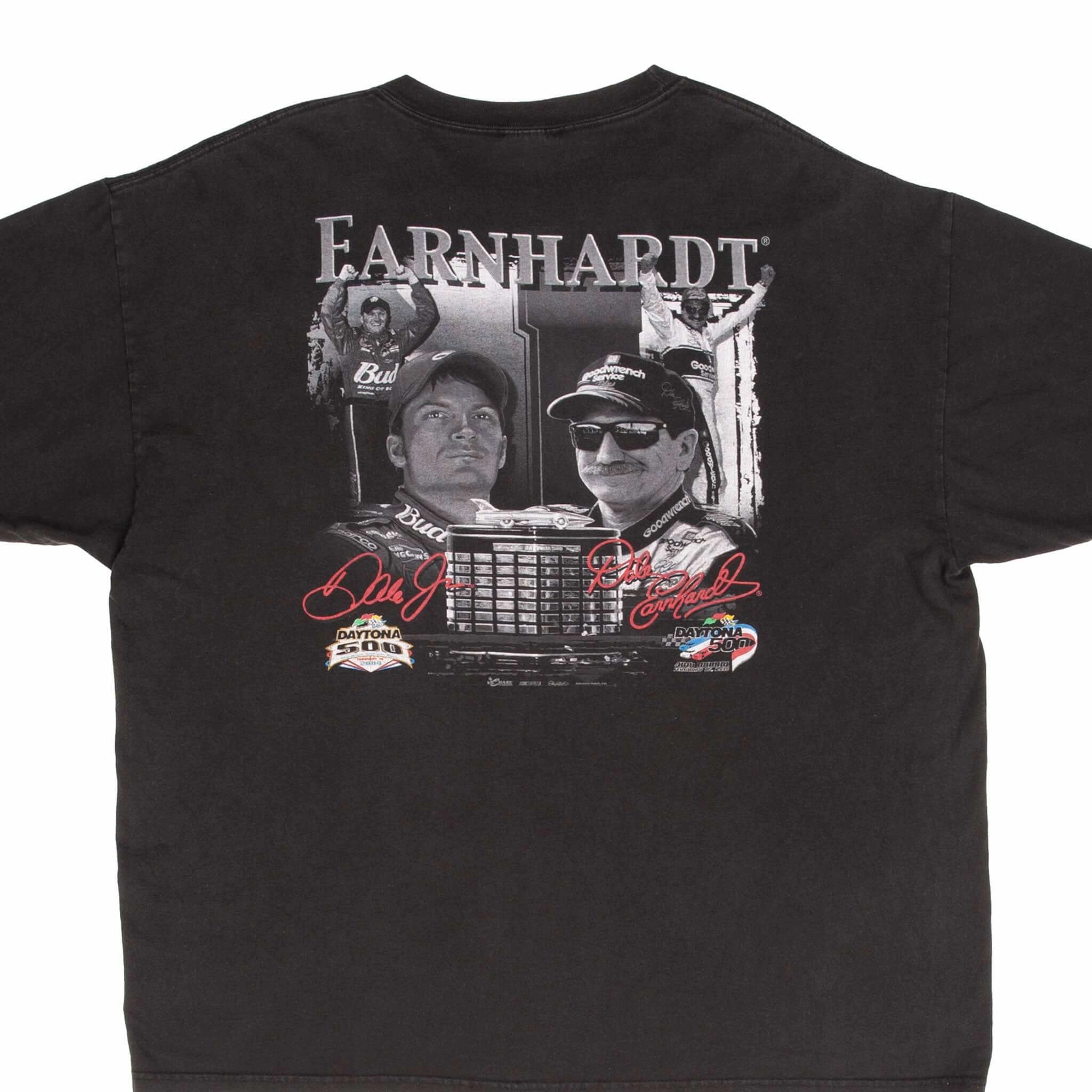 Universal Silhouette VINTAGE NASCAR DALE EARNHARDT & DALE JR DAYTONA 500 TEE SHIRT 2004 SIZE XL