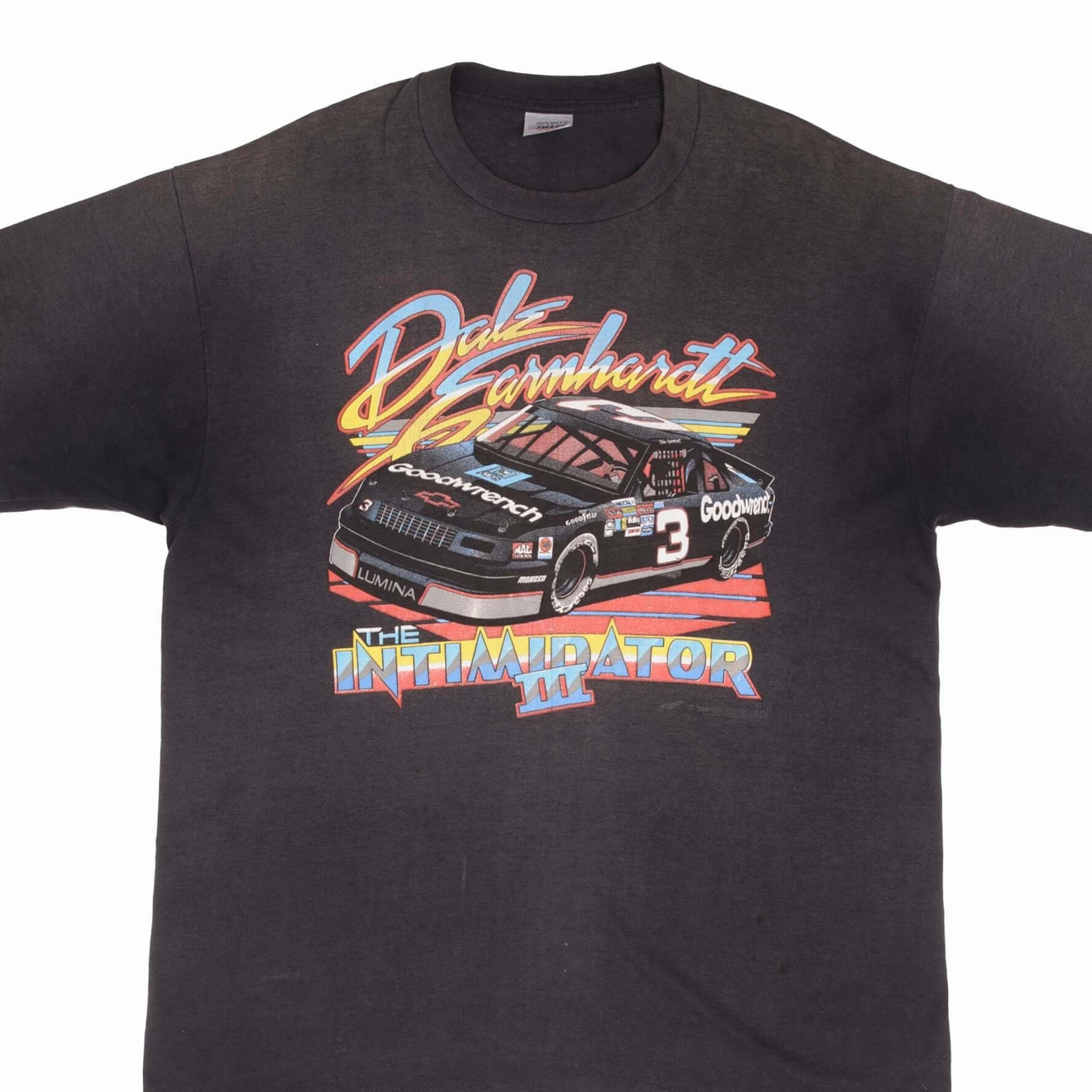 Comfy Active Fit VINTAGE NASCAR DALE EARNHARDT INTIMIDATOR 3 TOUR 1990 TEE SHIRT LARGE MADE USA