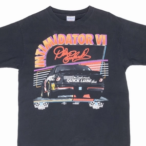 VINTAGE NASCAR DALE EARNHARDT INTIMIDATOR 6 TOUR 1993 TEE SHIRT LARGE MADE USA Durable Color Retention Fashionable Wear