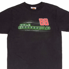 VINTAGE NASCAR DALE EARNHARDT JR MOUNTAIN DEW TEE SHIRT 2008 SIZE LARGE Sleek Stretch Casual Day Wear