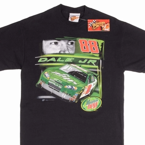 VINTAGE NASCAR DALE EARNHARDT JR TEE SHIRT 2007 SIZE MEDIUM DEADSTOCK layerable