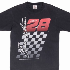 VINTAGE NASCAR ERNIE IRVAN #36 1990S TEE SHIRT SIZE LARGE Ultra Soft Finish Eco Friendly Material