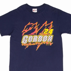 VINTAGE NASCAR JEFF GORDON INTENSITY 1998 TEE SHIRT SIZE LARGE Soft Comfort Wear Active Lifestyle