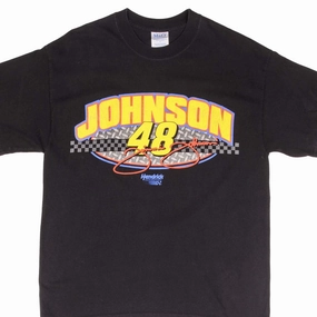 VINTAGE NASCAR JIMMIE JOHNSON TEE SHIRT 2002 SIZE LARGE EcoFriendlyMaterial