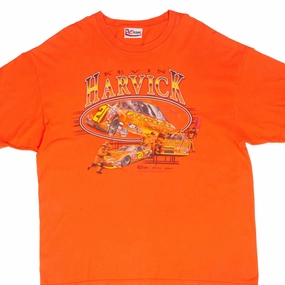 Men's masculinity Soft Touch Fabric VINTAGE NASCAR KEVIN HARVICK REESE'S TEE SHIRT 2000S SIZE XL