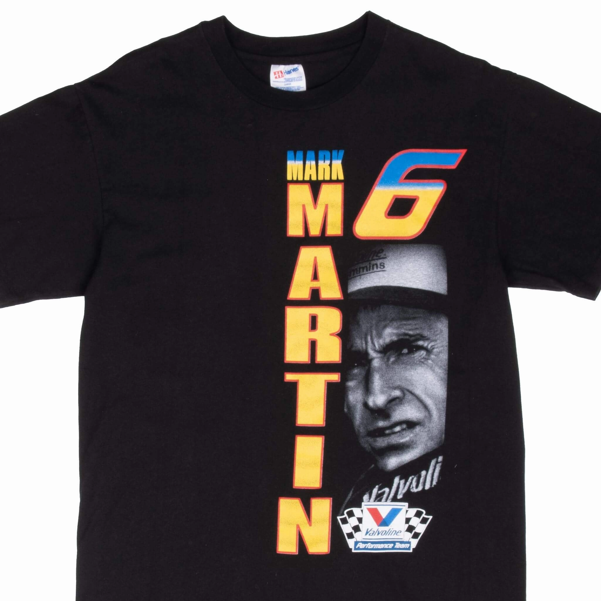 VINTAGE NASCAR MARK MARTIN 1990S TEE SHIRT MEDIUM Urban Look