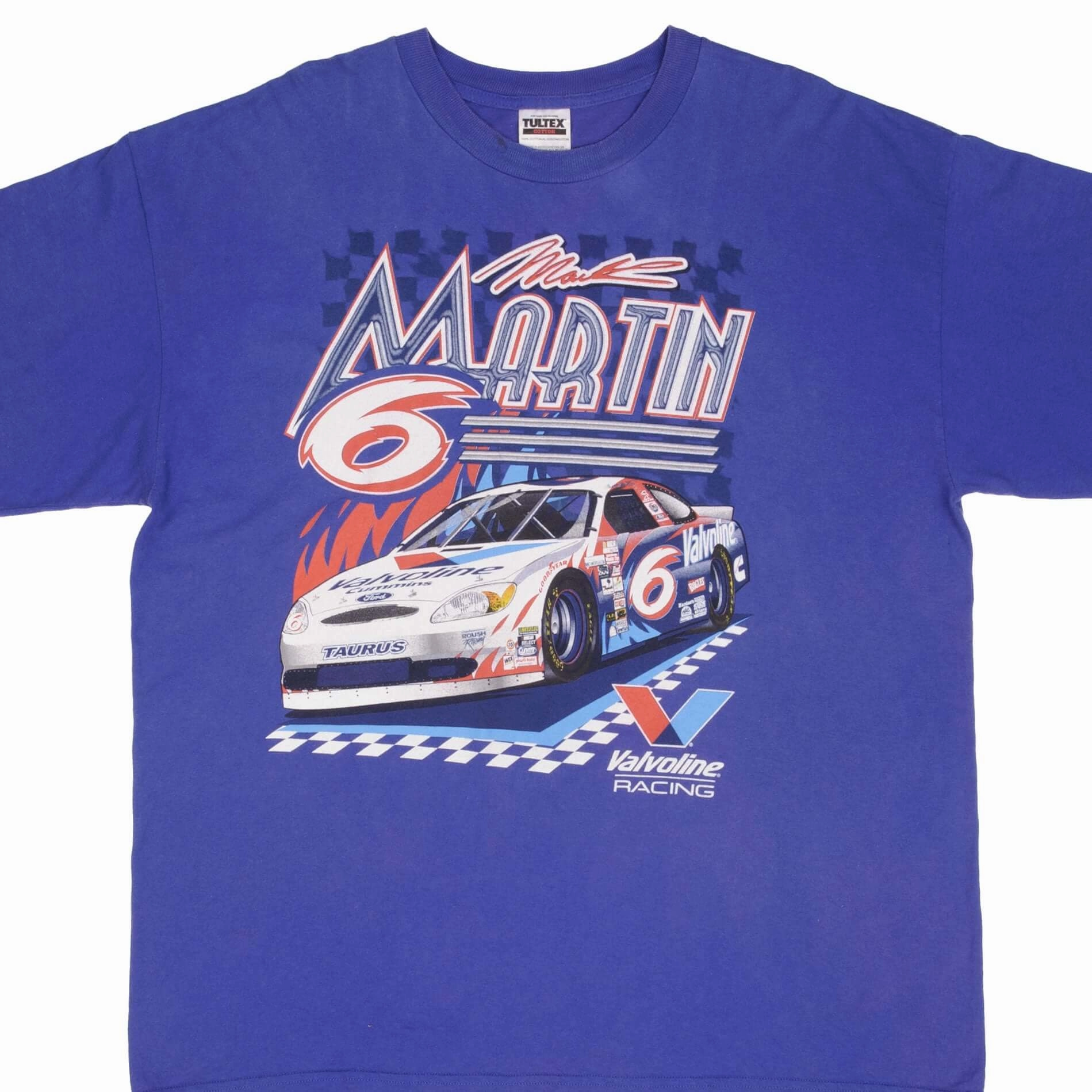 VINTAGE NASCAR MARK MARTIN #6 2000 TEE SHIRT SIZE 2XL Comfy and Versatile Non Irritating Tags