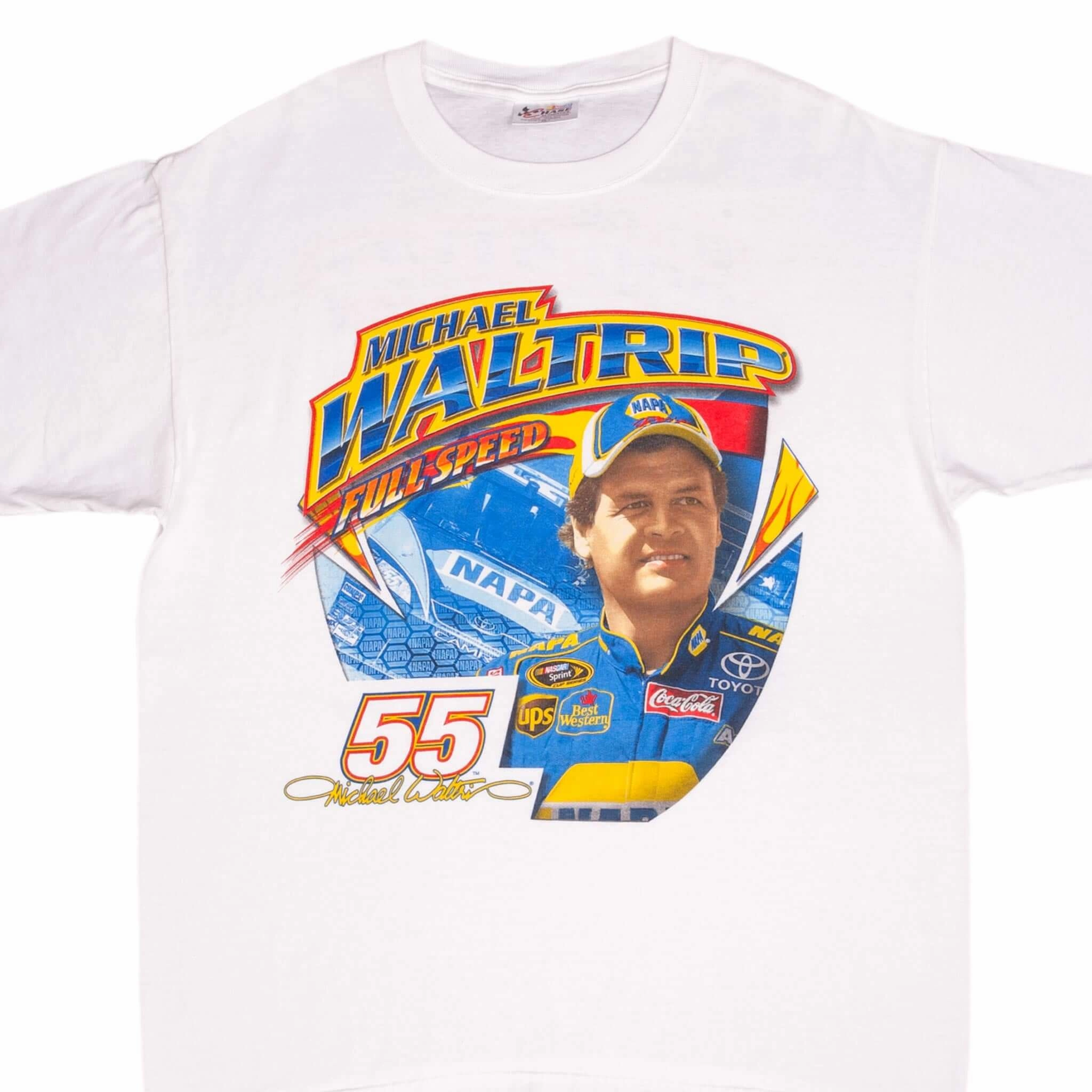 Trendy Layering VINTAGE NASCAR MICHAEL WALTRIP 2008 TEE SHIRT SIZE XL