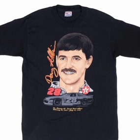 VINTAGE NASCAR RACING DAVEY ALLISON 1993 MEMORIAL TEE SHIRTLARGE MADE USA Athletic Wear