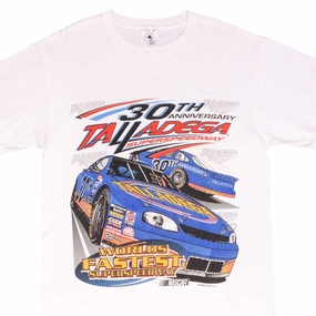 VINTAGE NASCAR TALLADEGA SPEEDWAY 30TH ANNIVERSARY 1999 TEE SHIRT MEDIUM Bohemian freedom Weekend Style