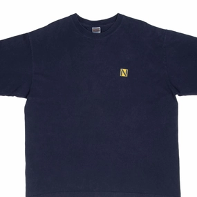 Eco Certified Fiber VINTAGE NAUTICA MARINE DENIM BLUE TEE SHIRT 1990S 2XL MADE IN USA