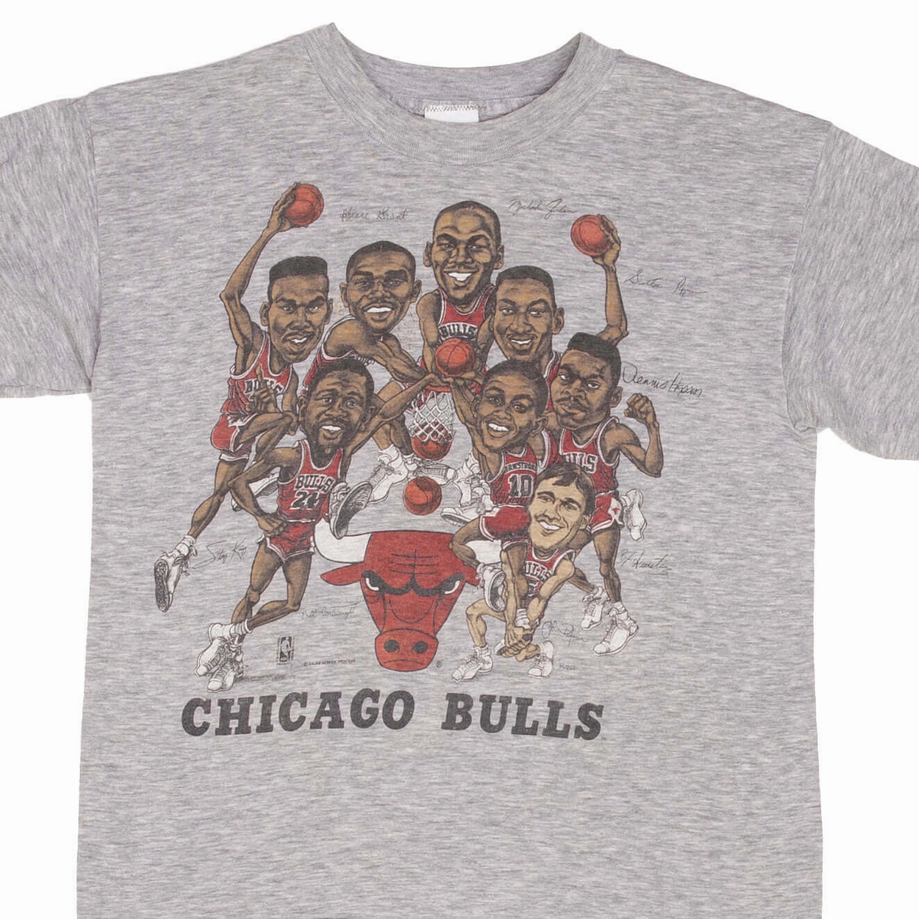 Low carbon footprint Performance Comfort VINTAGE NBA CHICAGO BULLS SLAM DUNK EARLY 1990S TEE SHIRT SIZE SMALL MADE IN USA