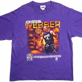 Informal charm VINTAGE NBA CHRIS WEBBER TEE SHIRT SIZE XL