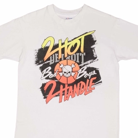 Layered Style VINTAGE NBA DETROIT PISTONS BAD BOYS 1990 TEE SHIRT MEDIUM MADE IN USA