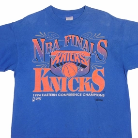 VINTAGE NBA FINALS NEW YORK KNICKS 1994 TEE SHIRT SIZE XL MADE IN USA Casual Performance Fit