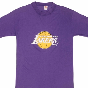 VINTAGE NBA LOS ANGELES LAKERS ARTEX TEE SHIRT 1980S SIZE SMALL MADE IN USA Urban Fashion quick dry