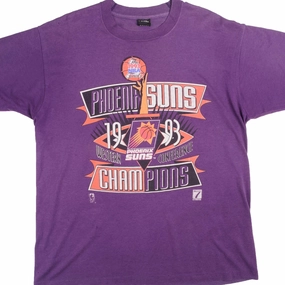 Ultimate Comfort StretchComfortWeave VINTAGE NBA PHOENIX SUNS CHAMPIONS 1993 TEE SHIRT SIZE XL MADE IN USA