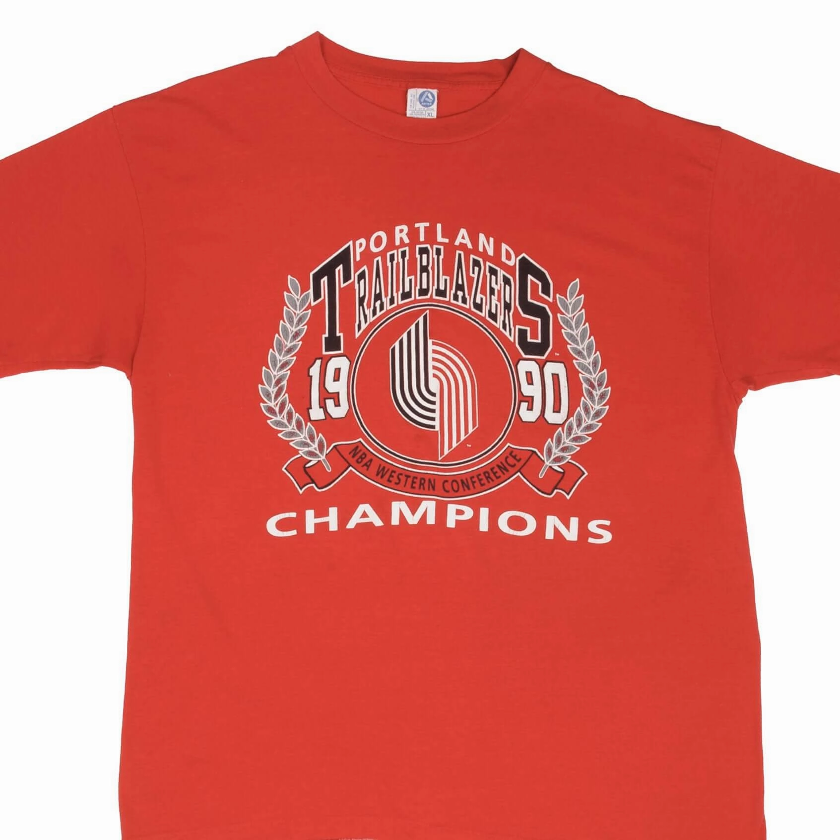 Autumn coziness VINTAGE NBA PORTLAND TRAILBLAZERS CHAMPIONS 1990 TEE SHIRT LARGE MADE IN USA