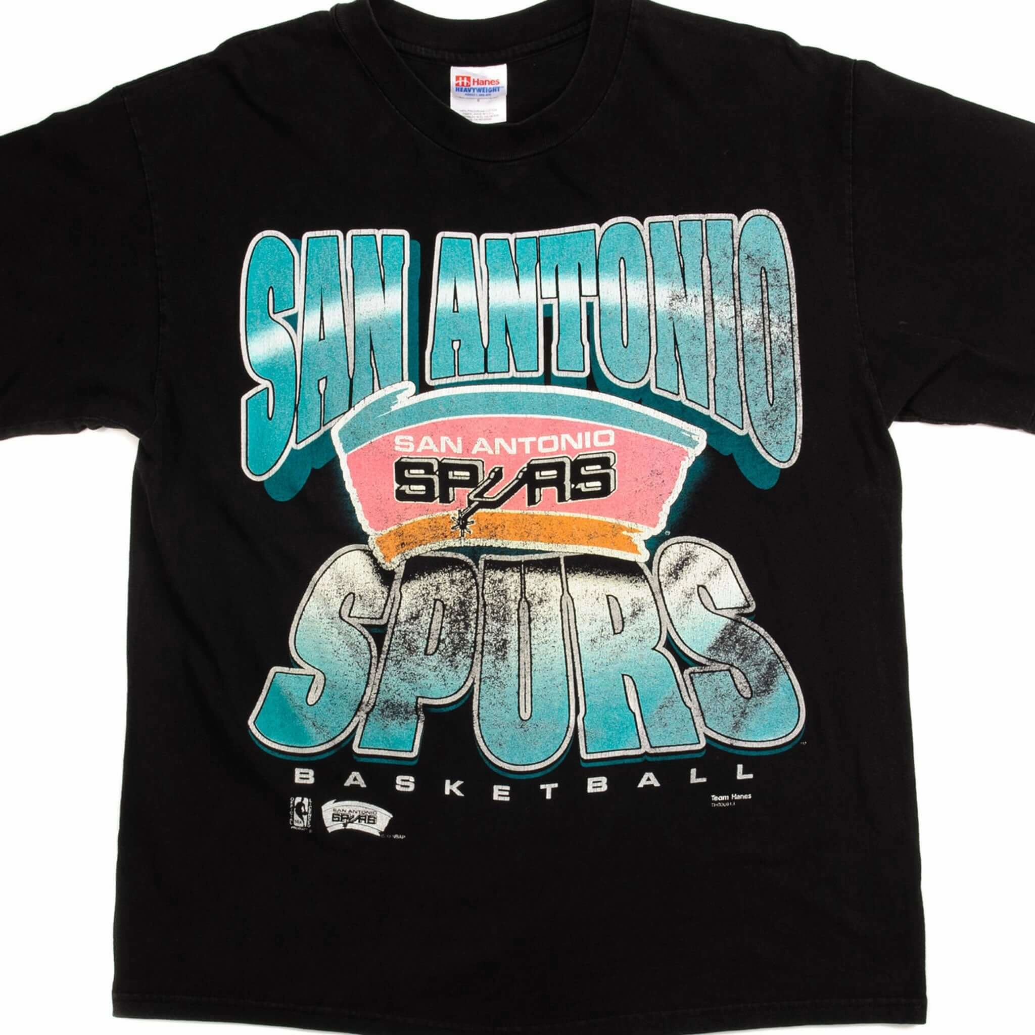 Cozy Vibe VINTAGE NBA SAN ANTONIO SPURS TEE SHIRT SIZE LARGE