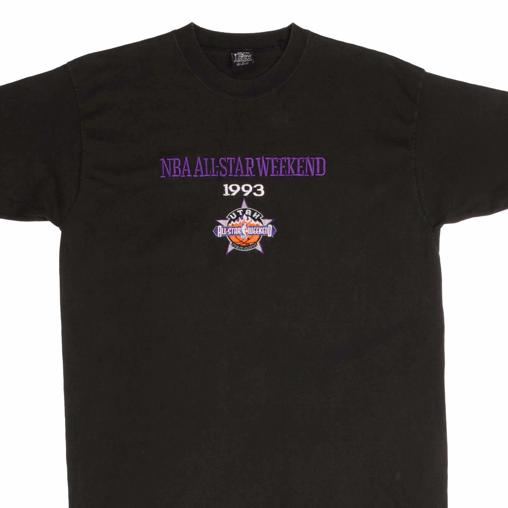 Multi Panel Design Quick Dry Fit VINTAGE NBA UTAH JAZZ ALL STAR WEEKEND 1993 TEE SHIRT SIZE XL MADE IN USA