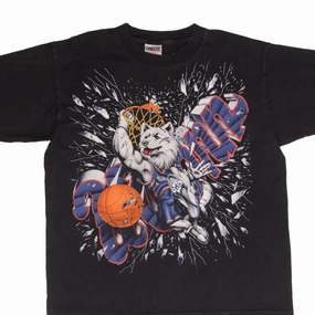 Unisex VINTAGE NCAA UCONN HUSKIES BASKETBALL 1990S TEE SHIRT SIZE LARGE MADE IN USA