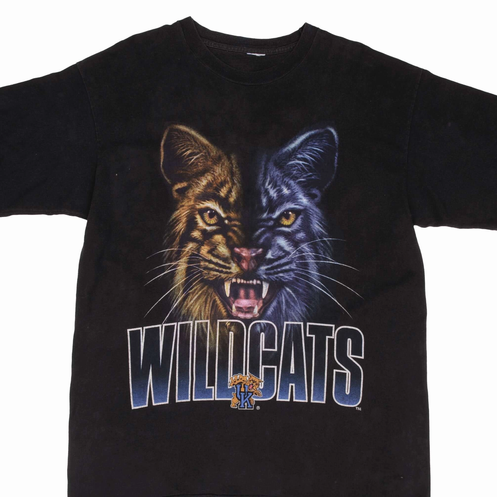 Effortless Look Weekend Style VINTAGE NCAA UNIVERSITY OF KENTUCKY WILDCATS TEE SHIRT 1990S SIZE XL MADE IN USA