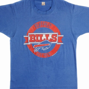 Comfortable Layer Easy Fit Wear VINTAGE NFL BUFFALO BILLS TEE SHIRT 1989 SIZE MEDIUM MADE IN USA